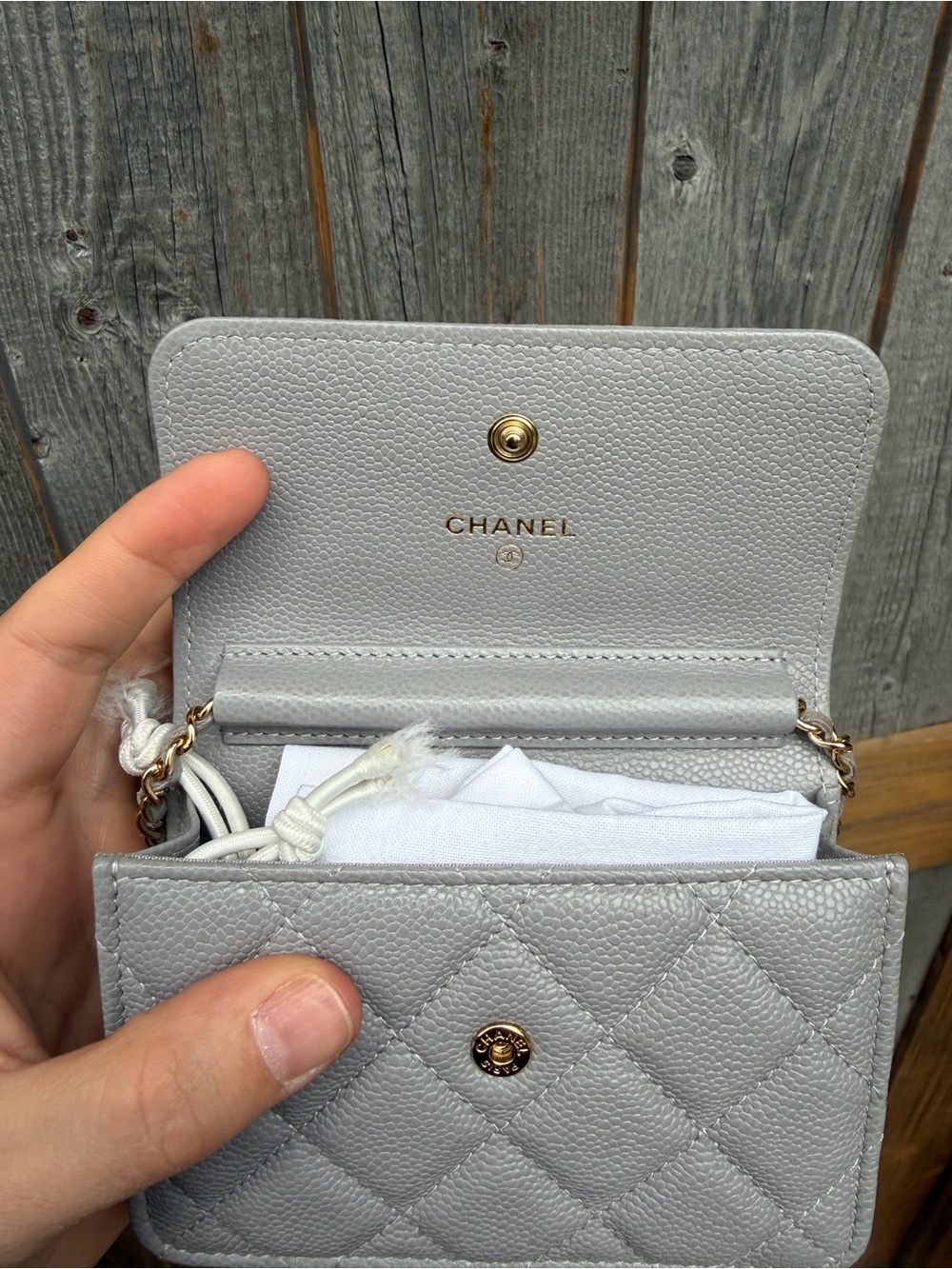SOLD
Chanel Quilted Mini Light Gray - Picture 7 of 8